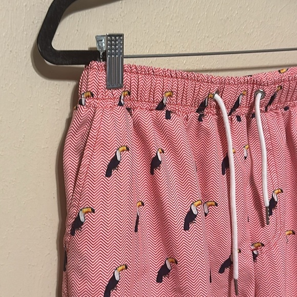Mossman Australia Orange Toucan‎ Swim Shorts Size Large - Picture 3 of 7